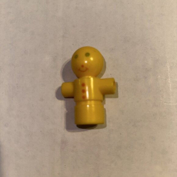 VTG Tinkertoy Yellow Figure Replacement Pieces Building Part People Men - Picture 1 of 5